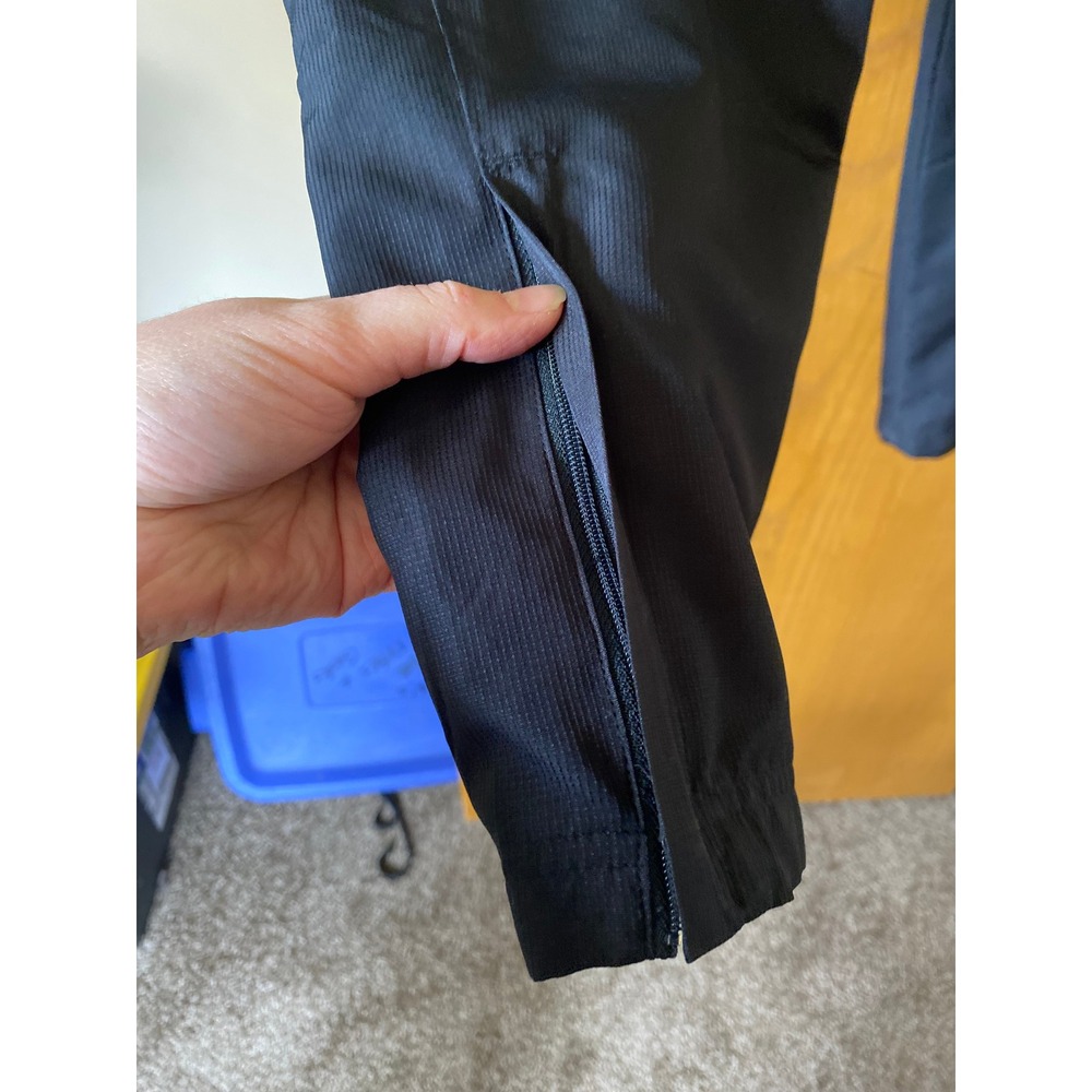 Under Armour Mens Vital Woven Workout Pant XL Black Loose Fit Ankle Zip Athletic - Picture 2 of 6